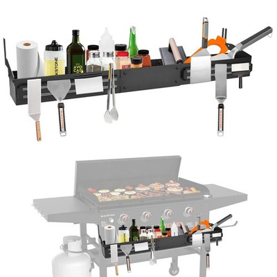 Sivsis Front Griddle Caddy for Blackstone 36 Inch With Two Magnetic Tool Hold...