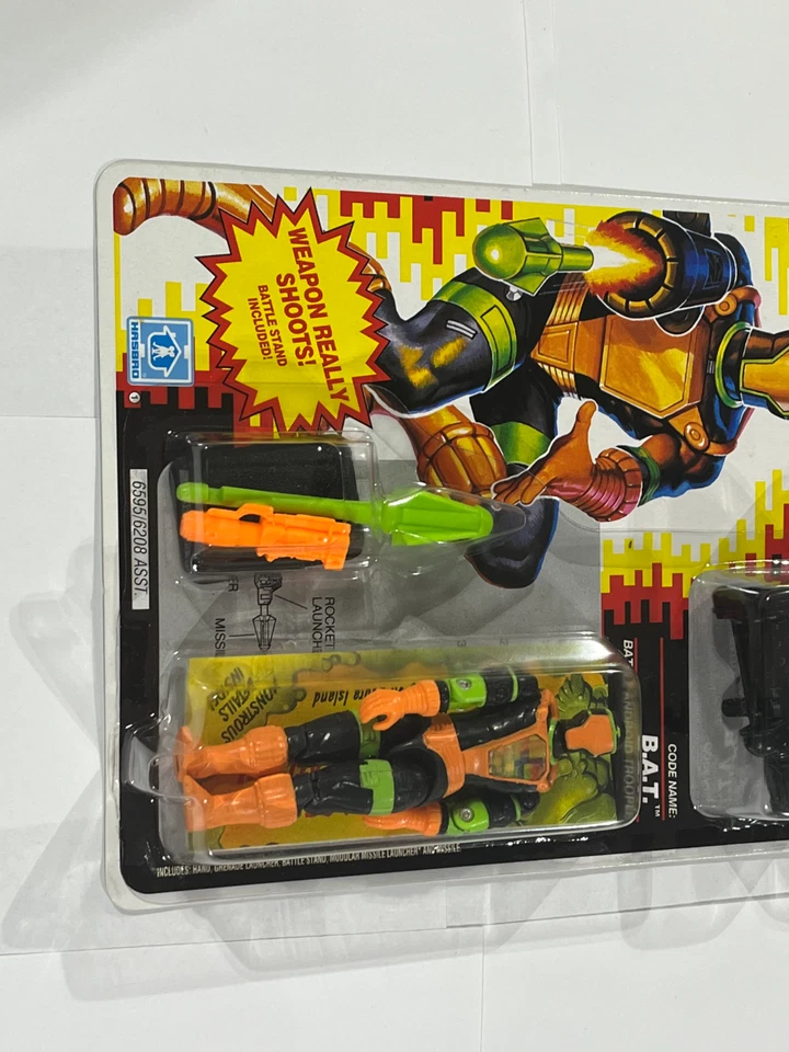 1991 GI JOE ARAH COBRA *COBRA BAT* FIGURE 100% COMPLETE FIGURE SEALED MOC AFA IT - Image 2 of 4