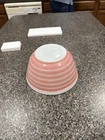 Vintage Pyrex PINK STRIPE 402  1 1/2 QT Nesting Mixing Bowl 1960's