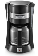 DeLonghi 1.3L 10-15 Cup Coffee Machine (Drip), 900W, Black  ICM 15210