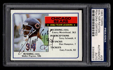 WALTER PAYTON SIGNED PSA/DNA 1983 TOPPS FOOTBALL CARD #28 AUTOGRAPHED BEARS RARE