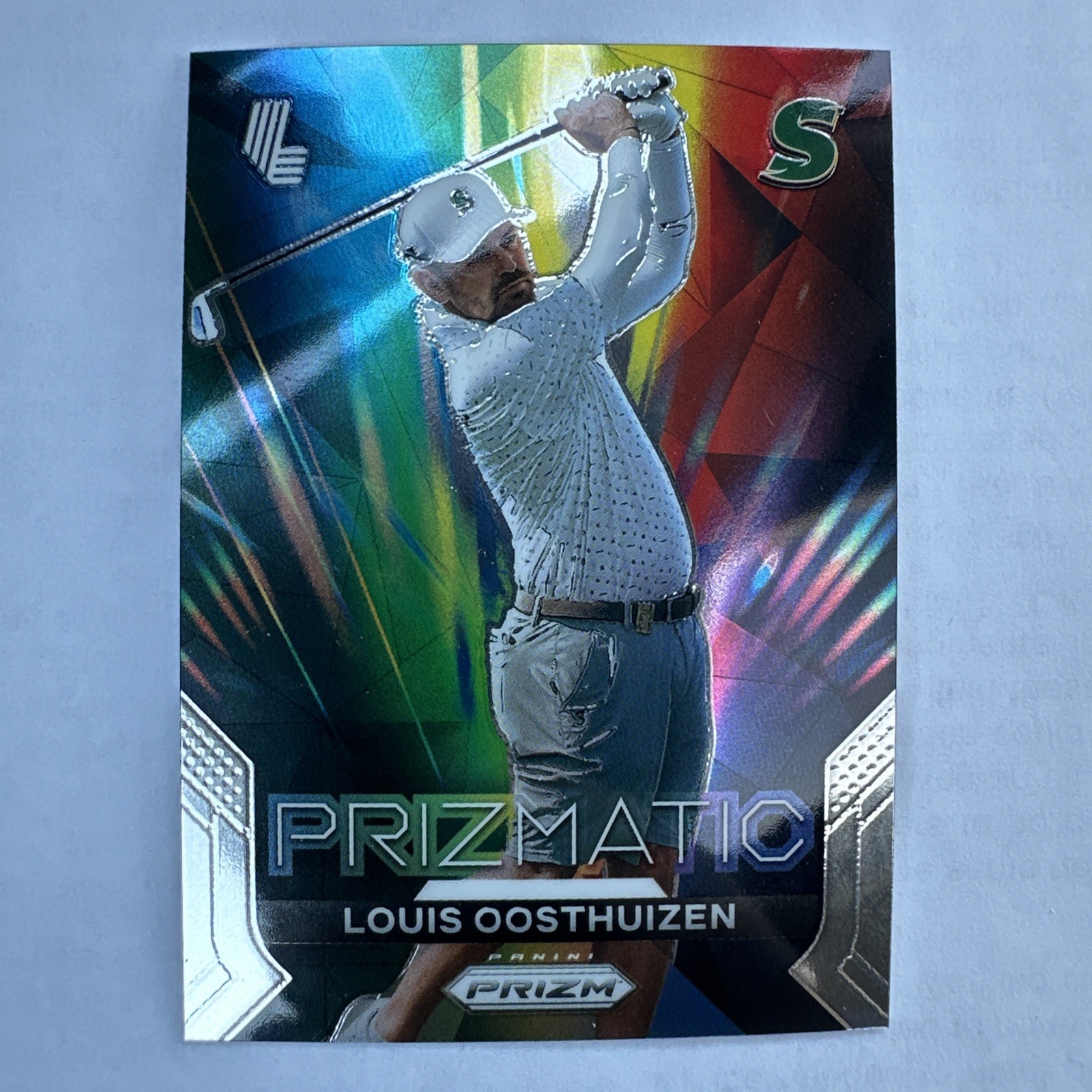 2024 Panini Prizm LIV Golf Louis Oosthuizen Prizmatic Parallel Card