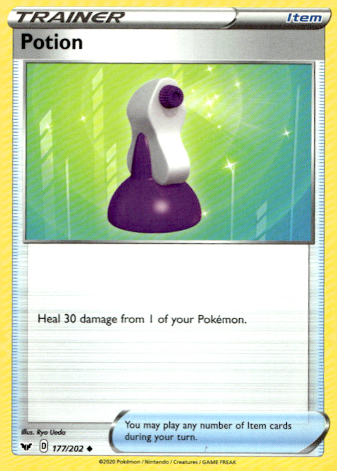 Potion 177/202 Uncommon Regular SWSH01: Sword & Shield Base Set NM