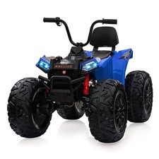 24V 4WD 2 Seater Kids ATV Ride On 4 Wheeler Quad Electric Battery Toy Car LED