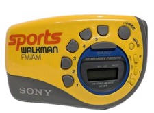 SONY WALKMAN SRF-M78 FM AM Sports Radio Wrist Arm Band Strap w/New Batteries