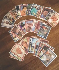 Dallas TV Show Trading Cards.  Who Shot JR Ewing?  41 cards, Larry Hagman, Duffy
