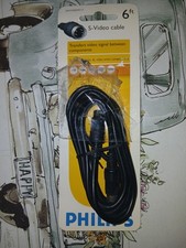 Philips 6 ft S- Video Cable Used Open Package