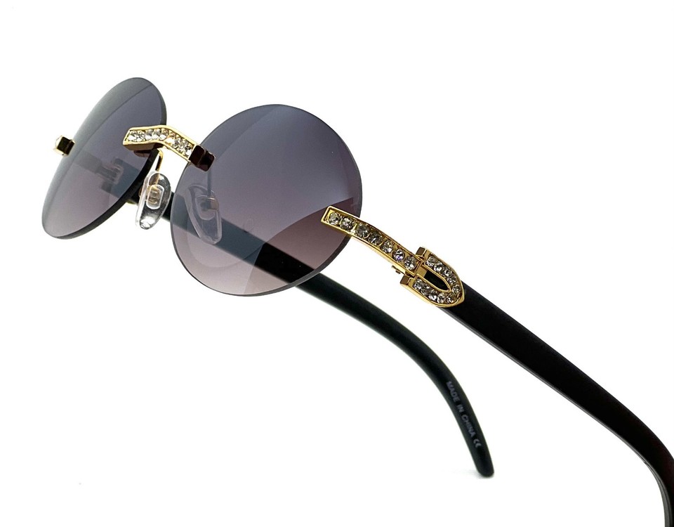 Men Sunglasses Black Lens Designer Shades Fashion Classic Hip Hop ...