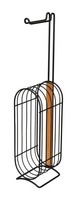 Wenko Stand Toilettenpapierhalter Mod. Brendola Mit Ersatzrollenhalter