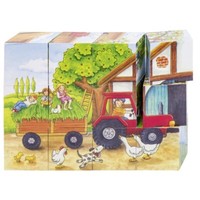 Goki WüRfelpuzzle Jahreszeiten Auf Dem Bauernhof Von Gollnest&Kiesel 12 WüRfel 6