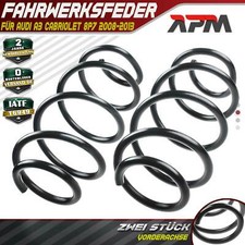 2x Federn Fahrwerksfeder Vorderachse für Audi A3 Cabriolet 8P7 2008-2013 RA1010