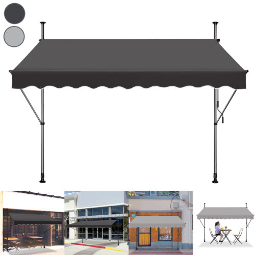 Clamping awning awning sun protection sun awning resistant joint arm awning UV40+ - Picture 1 of 14