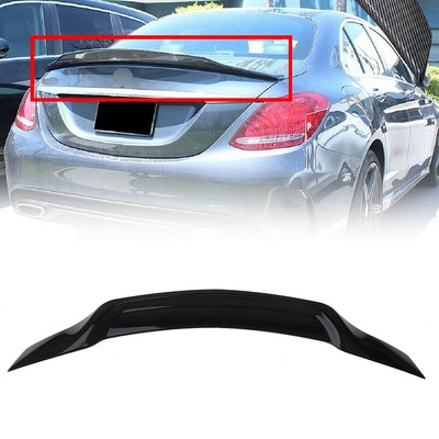 Carbon LOOK Duckbill Trunk Spoiler Wing For 08-14 Mercedes Bens C63 AMG C180