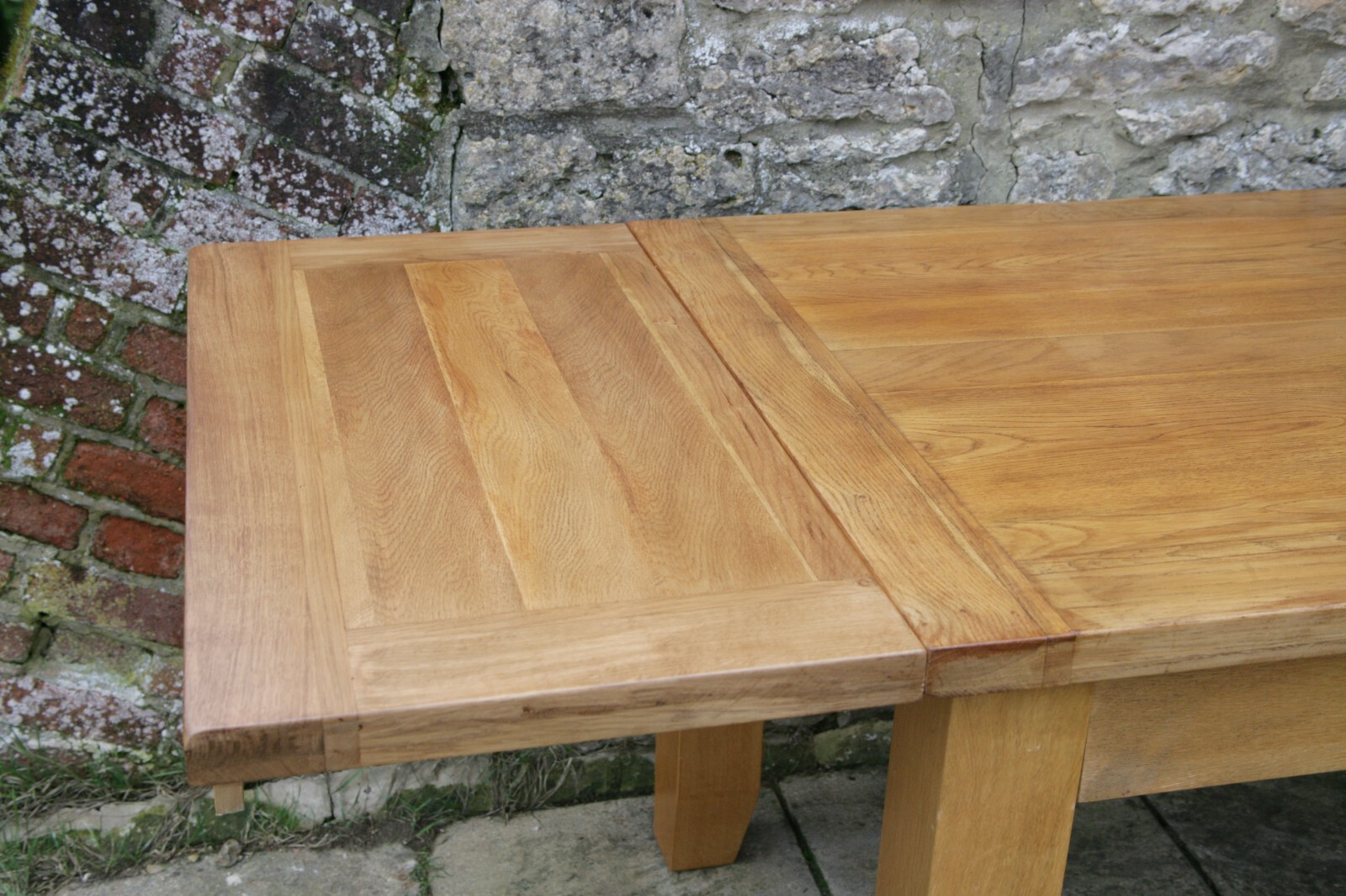 Outstanding 9ft / 269.5cm French Plank Top Solid Oak Farmhouse Harvest