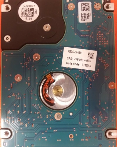 ⭐️⭐️⭐️⭐️⭐️ HDD Hard Drive SATA Laptop 2.5" HGST HTS541075A9E680 750GB J34282 - Picture 2 of 2