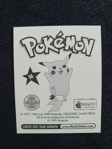 Merlin Pokemon Sticker aussuchen pick choose S1 - S36 Serie 1 Holo Foil Glitzer - 第 9/73 張圖片