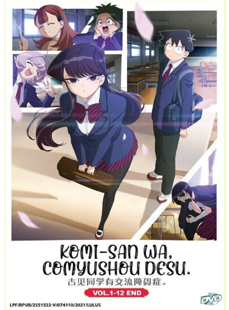 DVD Anime Komi Can't Communicate Season 1+2 (1-24 End) English