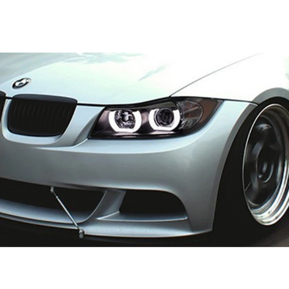 Spyder Signature LBDRL Black Projector Headlight For 06-08 BMW E90 3-Series 4DR - Image 3 of 4