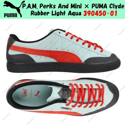 P.A.M. Perks And Mini × PUMA Clyde Rubber Light Aqua 390450-01 Men's Size