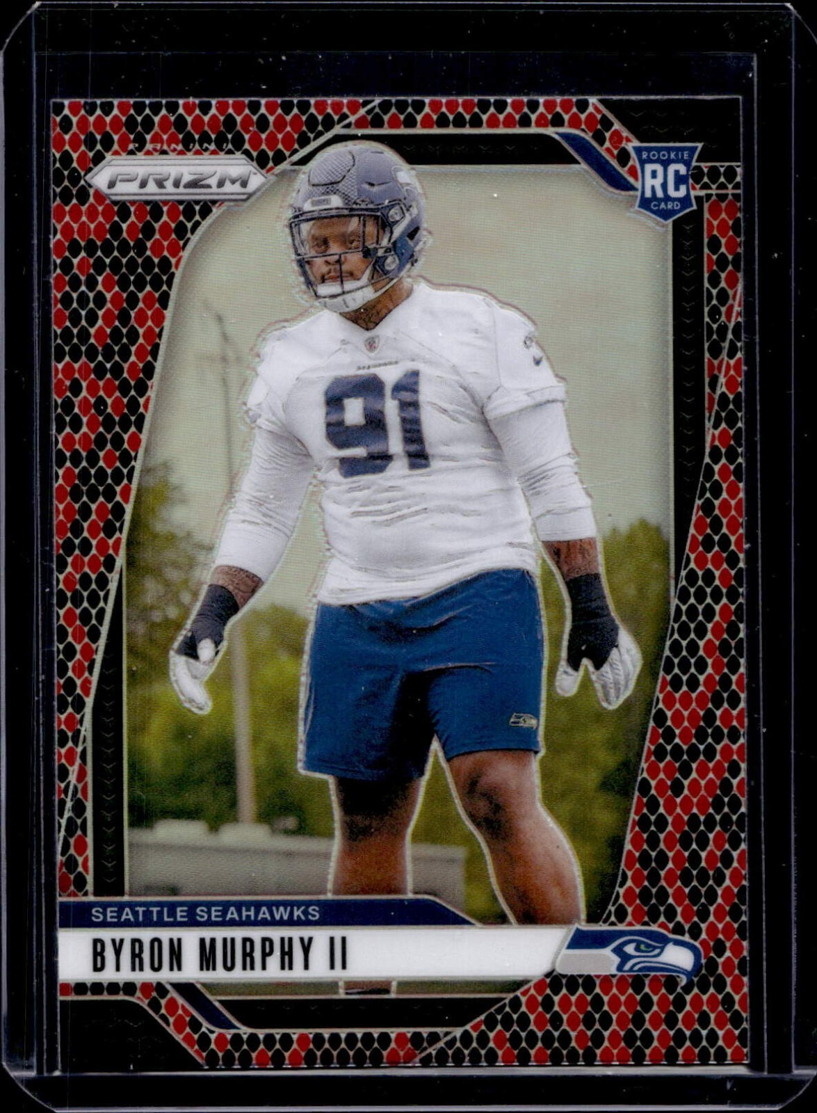 2024 Panini Prizm Byron Murphy Rookie Snakeskin Prizm SSP #317