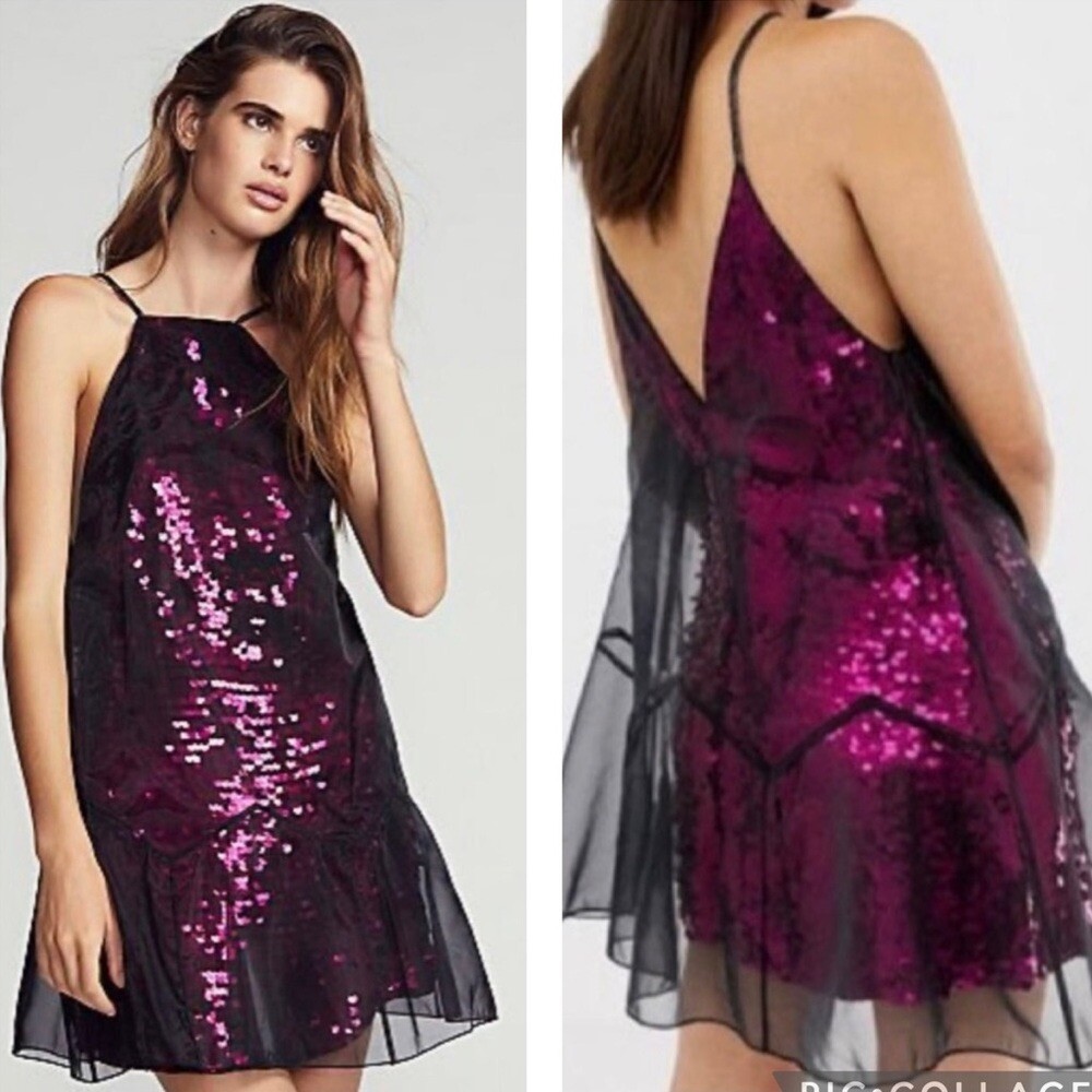 ghost mini dress free people Bhldn Ghost Fern Dress Ghost BHLDN X Free People Fern Mini Dress