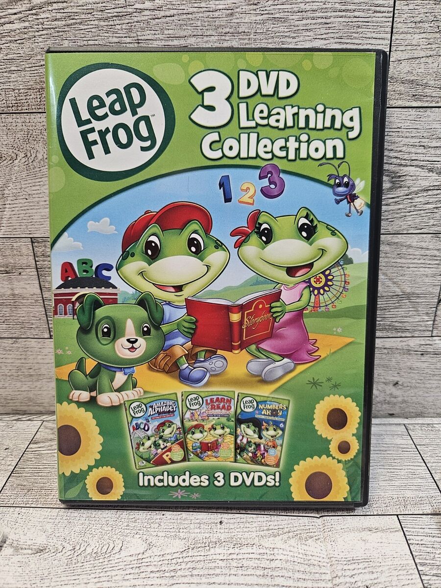 Leapfrog Combo Learning 3 Collection (2015, DVD) and 3 books Leapfrog Combo Learning 3 Collection (2015, DVD) and 3 books