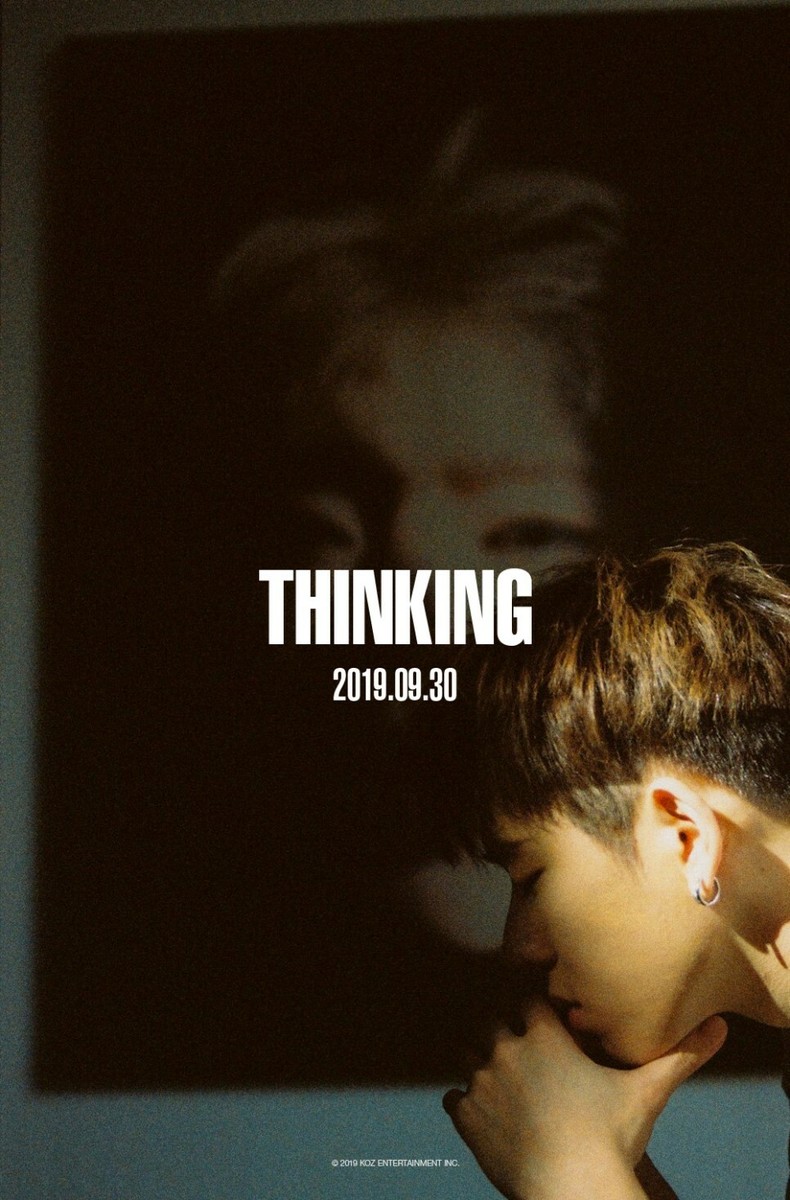 BLOCK B ZICO [THINKING] 1st Album CD+POSTER+Photo Book+2 Card+2