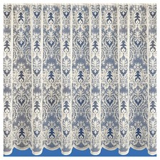 Nottingham lace net curtains white & Cream 11 different sizes. lovely design