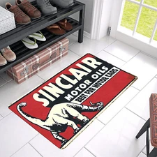 Vintage Style "Sinclair Motor Oils" Door Mat Rug Mat Indoor Outdoor Decor