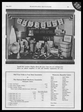 1935 Hardware Store Photo Laundry Display Clean School Clothes Article Print Ad