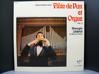 Improvisations Pour Flute De Pan Et Orgue Gheoghe Zamfir LP Volume 2 FLD 617