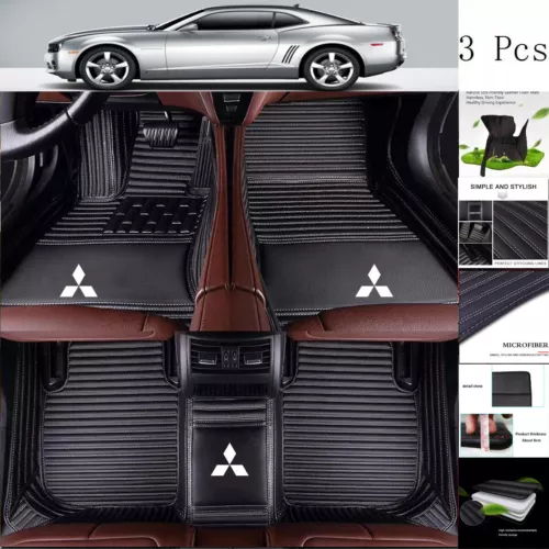 For Mitsubishi Mirage Car Floor Mats Waterproof Carpets All-weather Seasons Set - Picture 37 of 47