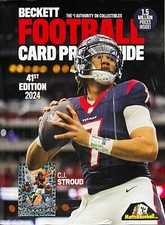 New 2024 Beckett FOOTBALL CARD Annual Price G...
