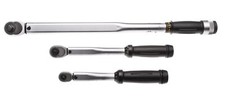Lot de 3 Clés dynamométriques 1/2" 70-350 Nm, 1/4" 10 - 50 Nm, 3/8" 20 - 100 Nm