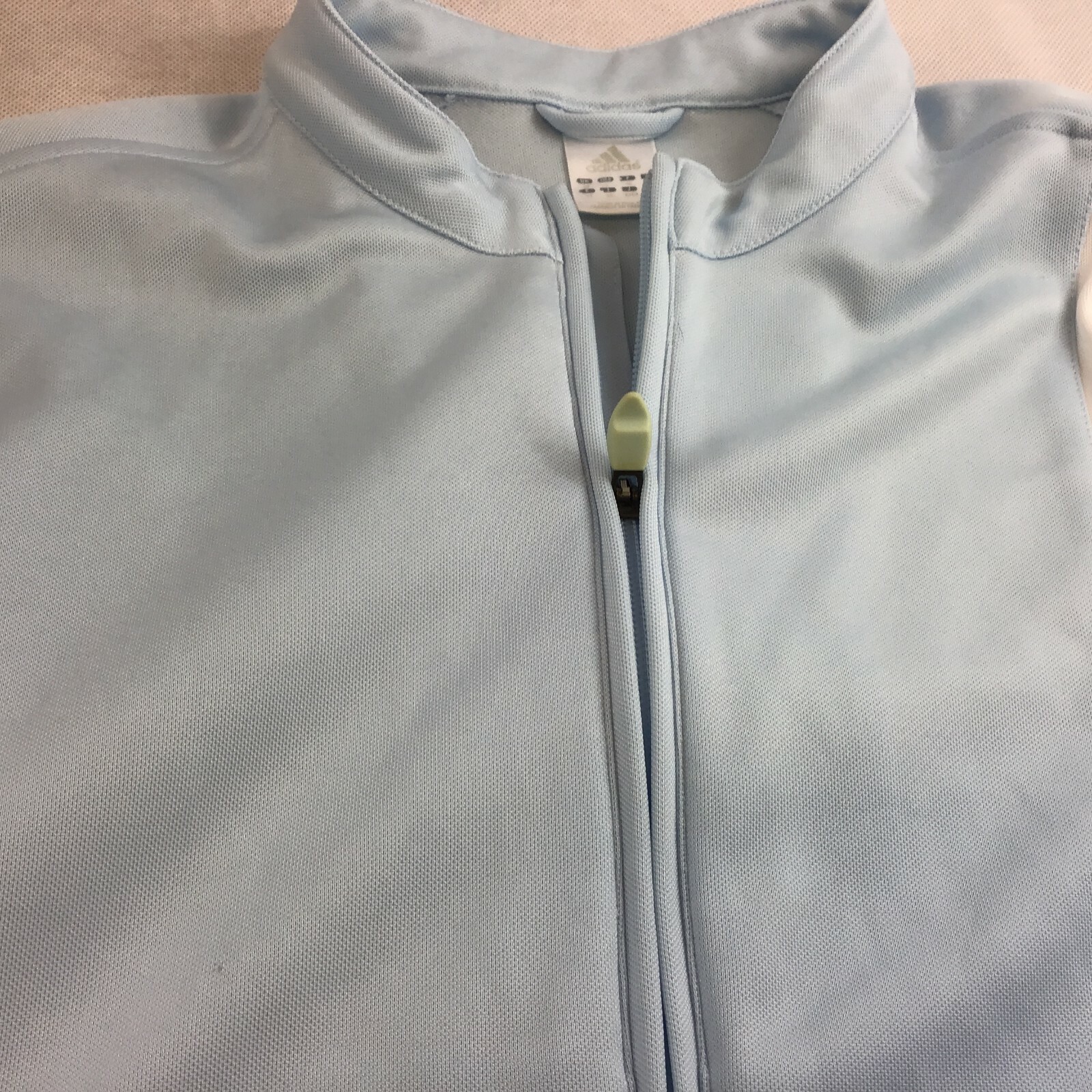 ADIDAS WOMEN'S ACTIVE WEAR ZIP UP JACKET, LARGE, Zip front & Pockets, 1980's! thumbnail 7