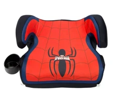 Kids Spider-Man Backless Booster Car Seat Cup Holder by Kids Embrace