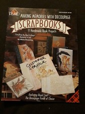   Plaid Decoupage 9188 Making Memories With Decoupage Scrapbook Craft Book A6 