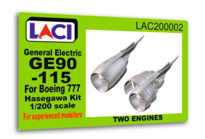 Laci 200002 1/200 General Electric GE90-115 Engines 2pcs Boeing