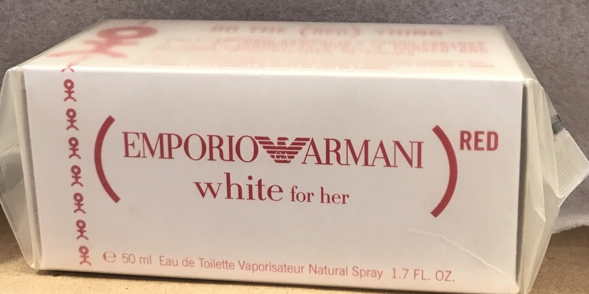 EMPORIO ARMANI WHITE FOR HER (RED) 1.7 Fl Oz/ 50 Ml SPRAY (SEALED