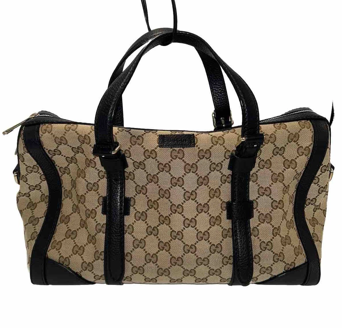 Gucci Belted Handle Boston Bag Large