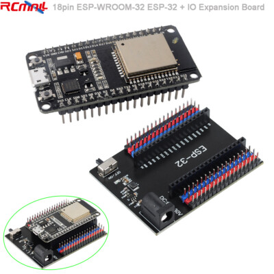 ESP-WROOM-32 ESP-32 18pin Development Board NodeMCU-32S Module + IO Expansion