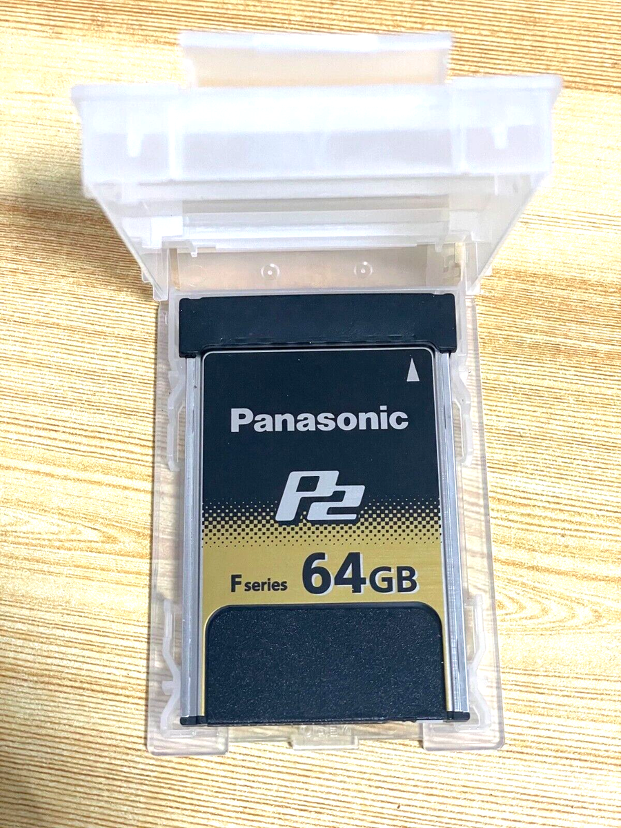 パナソニック メモリーカード 64GB　AJ-P2E064FGN　P2カード　F Panasonic F Series 64GB P2 Memory Card 64G P2 Card AJ-P2E064FGN