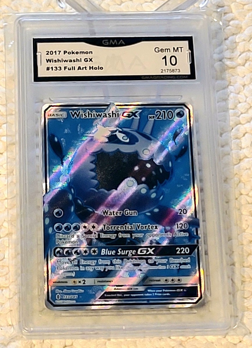 wishiwashi gx pokemon card value Wishiwashi Gx 151/145 Guardians Rising Full Art Secret Rainbow Rare Pokemon Card