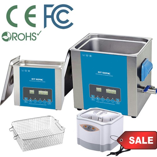 DIGITAL STAINLESS ULTRASONIC CLEANER ULTRA SONIC BATH CLEANING TANK TIMER HEATER
