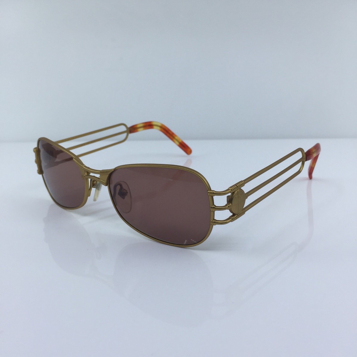 New Vintage Jean Paul Gaultier JPG 58-5107 Sunglasses C. Gold NOS