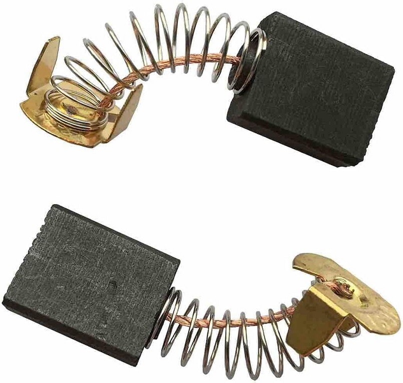 2 Pairs Motor Carbon Brushes – 4.9x5.5x9.5mm Replacement For Dremel Multitool & Power Tools, Repair Part