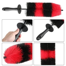 17" Car Wheel Brush Rims Tire Seat Engine Wash Cleaning Kit Auto Wash