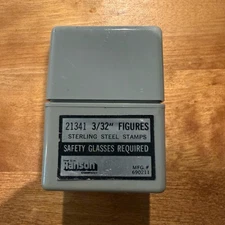 C.H. Hanson 9 Piece 3/32" Character Steel Stamp Set Figures 21341