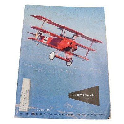 THE AOPA PILOT Magazine June 1968 Aircraft Owners And Pilots Association