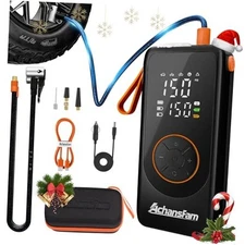 P9 Pro Portable Air Compressor, 48s Fast Inflation, Cordless with Dual Power 